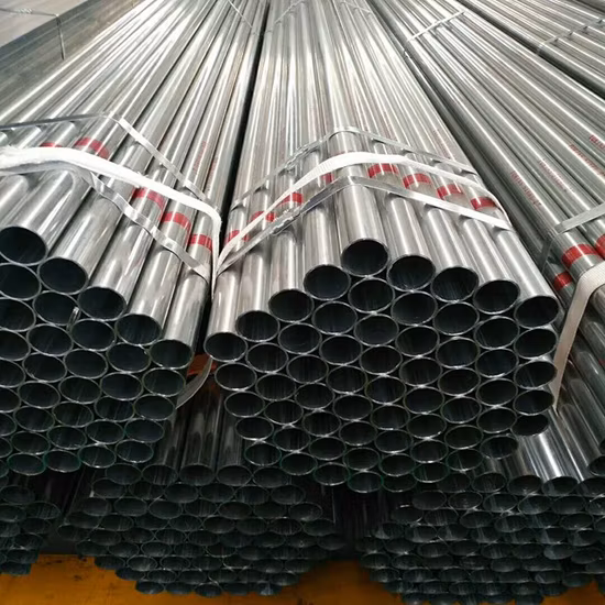 Tubo de aço redondo galvanizado por imersão a quente Tubo de aço pré Gi soldado Tubo de metal com revestimento galvanizado para projeto estrutural