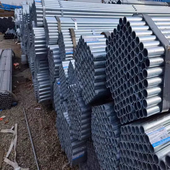 Fábrica de tubos de aço galvanizado BS 1387 ASTM A53 a 500